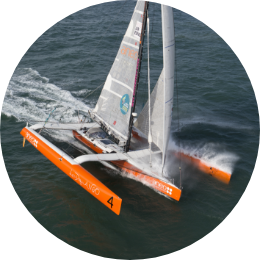 Trimaran de course